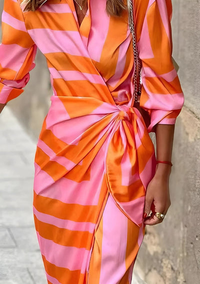 Hannah | Wrap Dress with Print