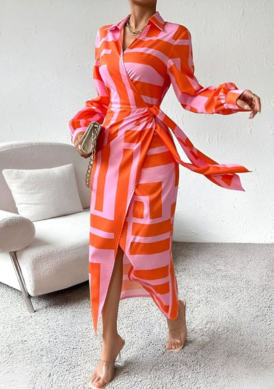 Hannah | Wrap Dress with Print