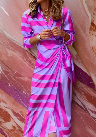 Hannah | Wrap Dress with Print