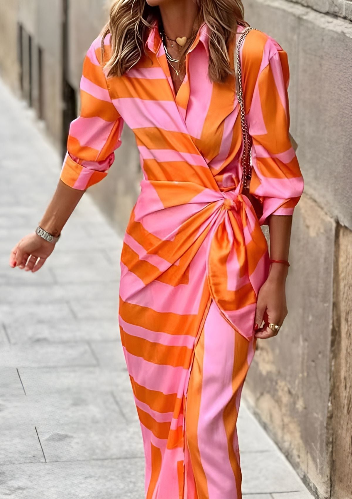 Hannah | Wrap Dress with Print