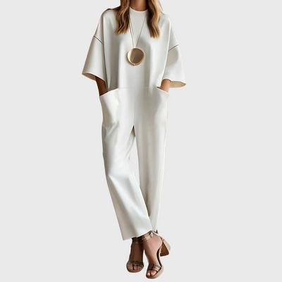 Kasia | Elegant Short-Sleeved Jumpsuit