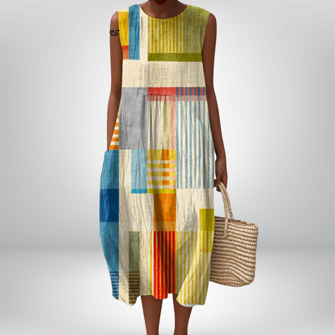 Poppy | Modern Patchwork Dress