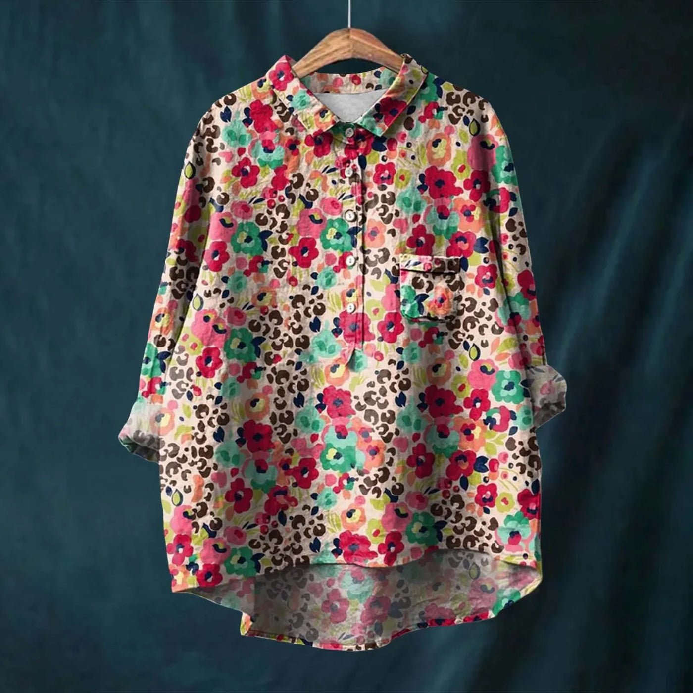 Natasha | Elegant Floral Blouse