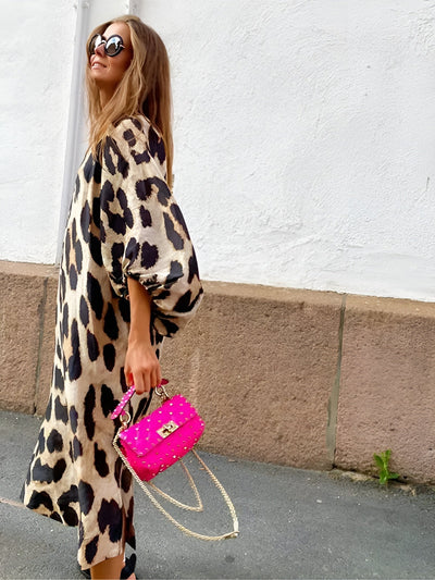 Silvie | Bold and Elegant Leopard Print Dress