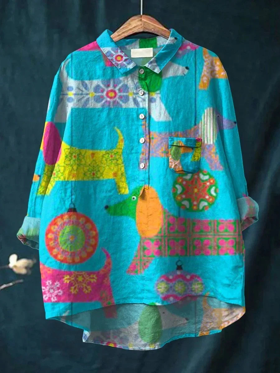 Urulu | Cat Art Blouse