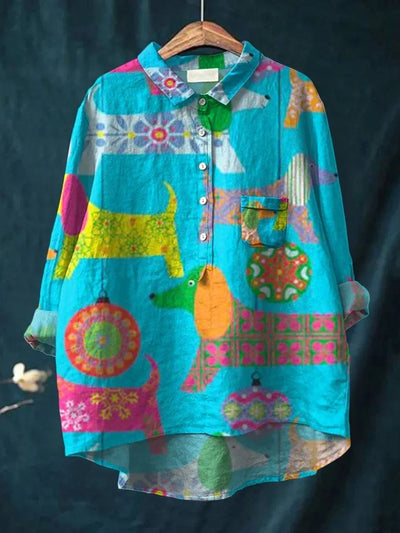 Urulu | Cat Art Blouse