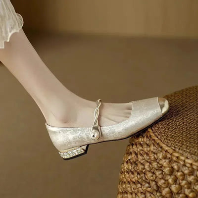 Cecilia™ | Pearl Charm Mary Janes