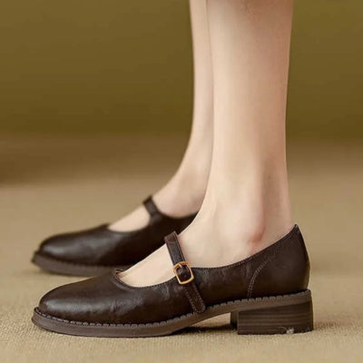 Amanda™ | Classic Comfortable Mary Janes Made from Leather