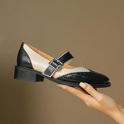 Miana™ | Leather Mary Janes