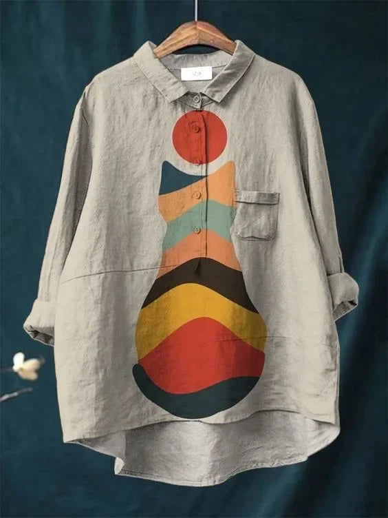 Urulu | Cat Art Blouse