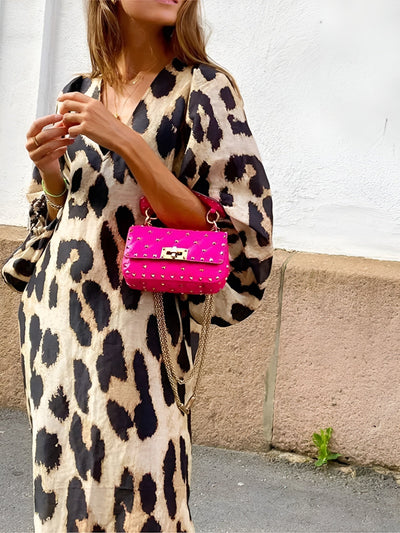 Silvie | Bold and Elegant Leopard Print Dress