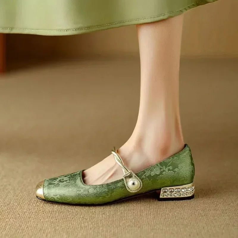 Cecilia™ | Pearl Charm Mary Janes