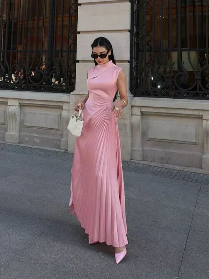 Ellison - Classic Draped Maxi Dress