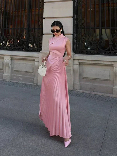 Ellison - Classic Draped Maxi Dress