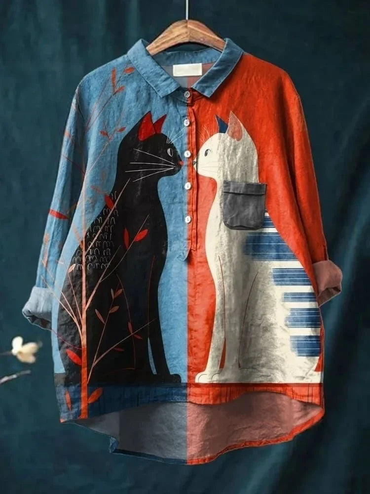 Urulu | Cat Art Blouse