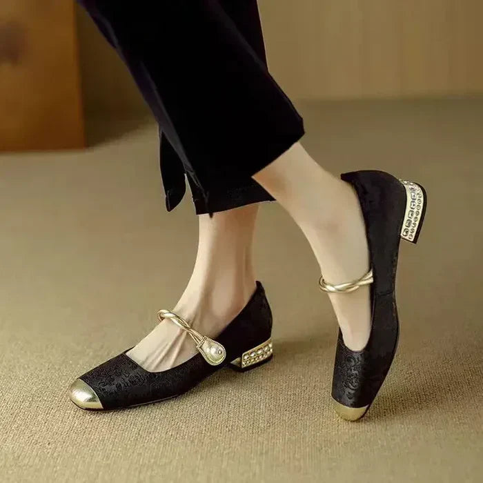 Cecilia™ | Pearl Charm Mary Janes