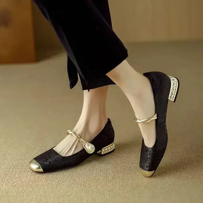 Cecilia™ | Pearl Charm Mary Janes