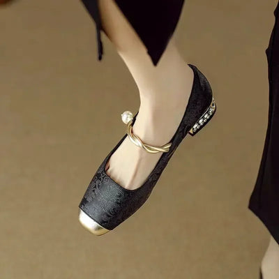 Cecilia™ | Pearl Charm Mary Janes