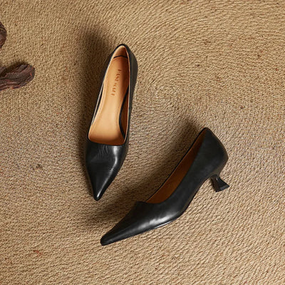 Anok - Refined Leather Heels | Premium Edition