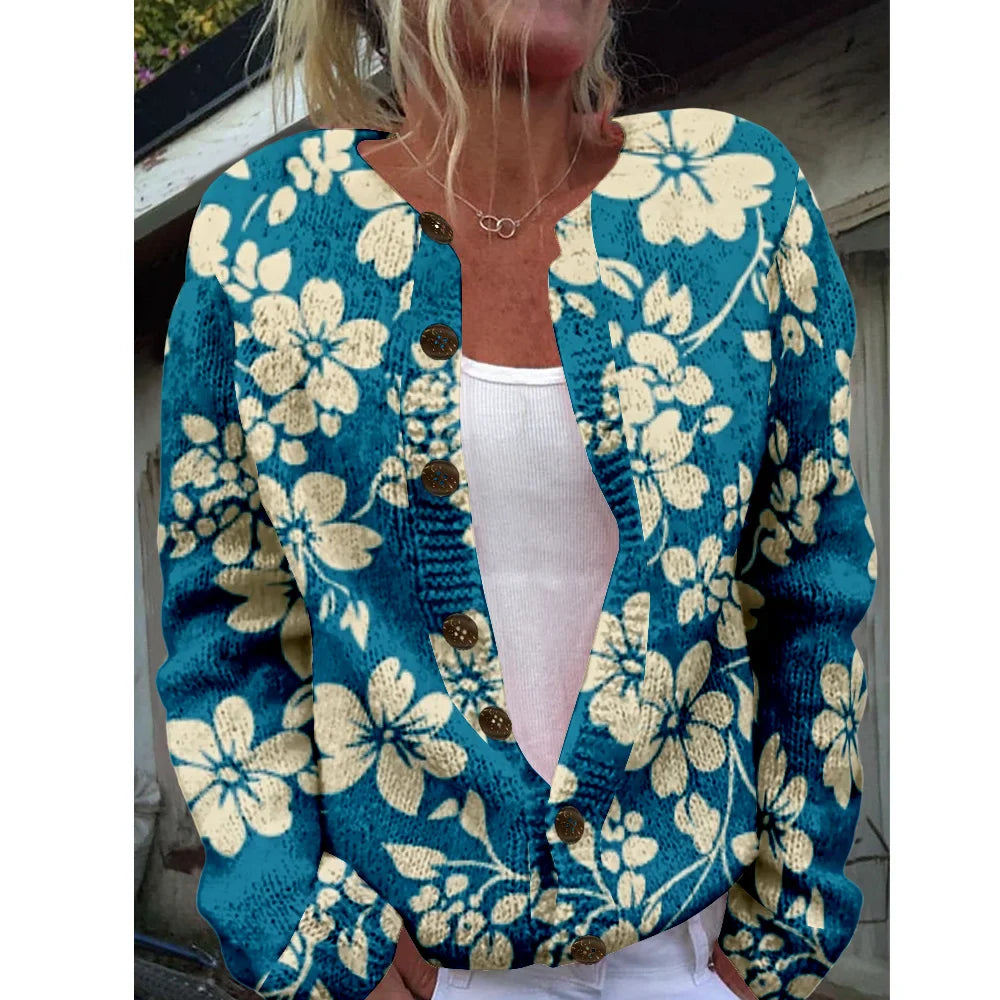 Maren | Chic cardigan with print