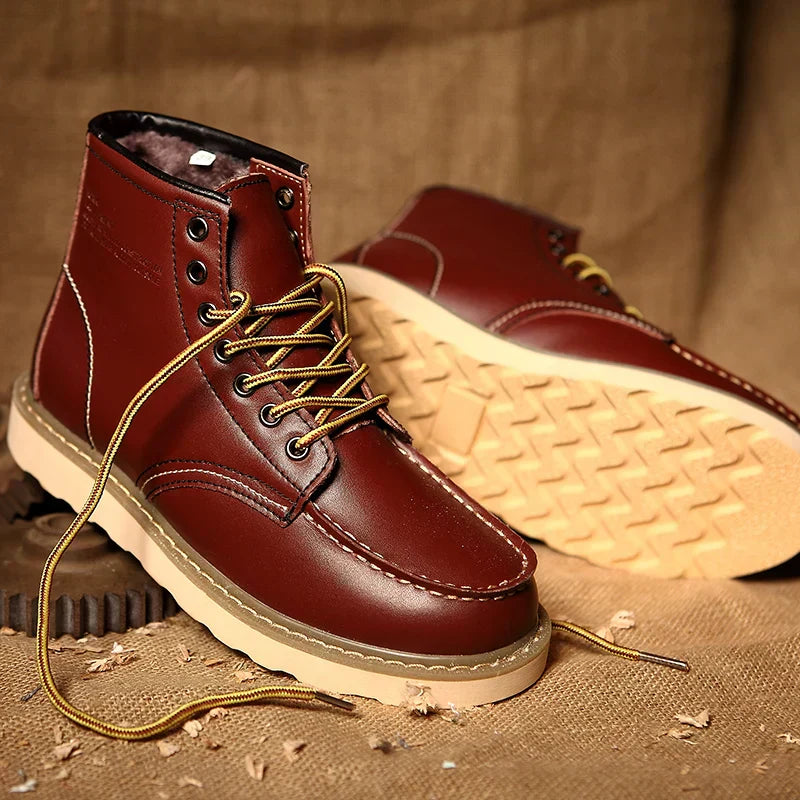 Muller™ – Retro Leather Ankle Boots