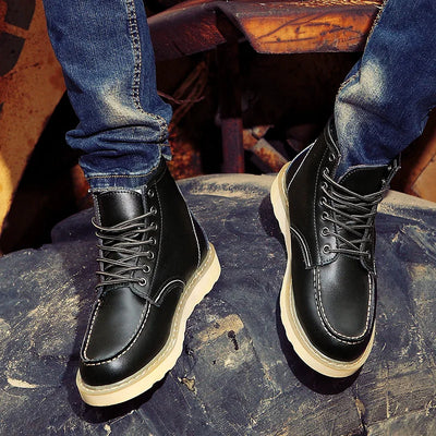 Muller™ – Retro Leather Ankle Boots