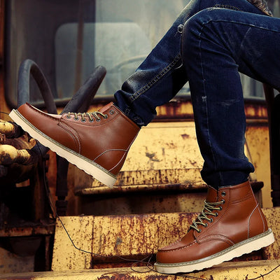 Muller™ – Retro Leather Ankle Boots