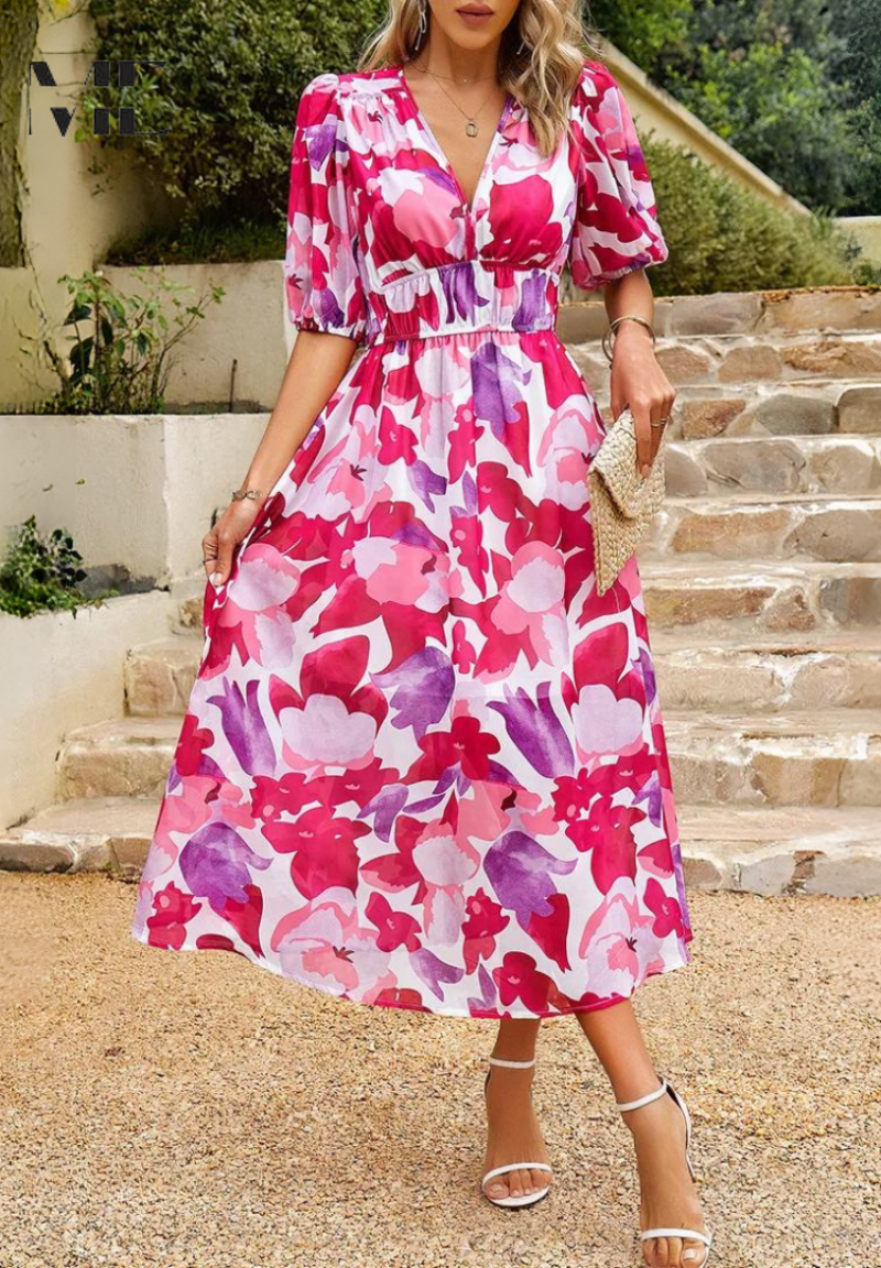 Flore | Elegant Floral Dress