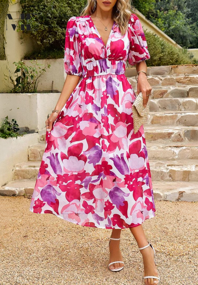 Flore | Elegant Floral Dress
