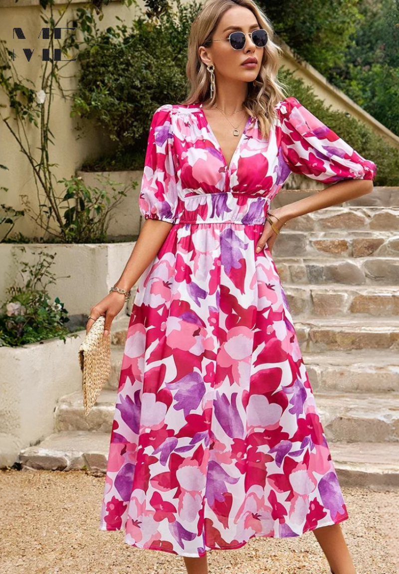 Flore | Elegant Floral Dress