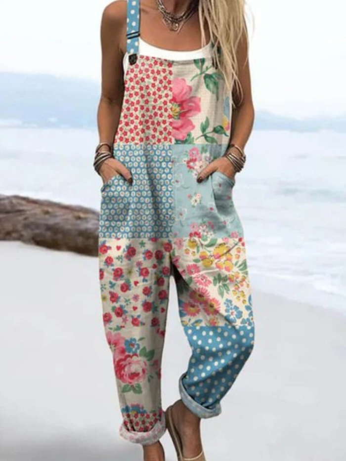 Jane™ – Artistic Cotton Jumpsuit