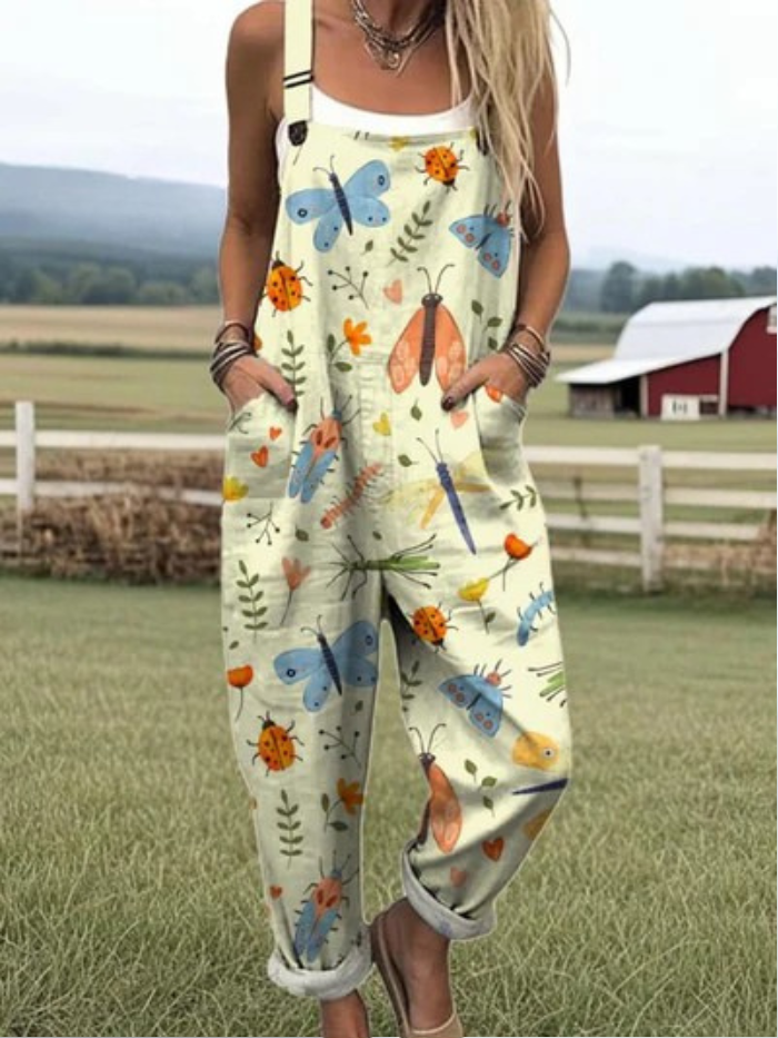 Victoria™ – Artistic Cotton Jumpsuit