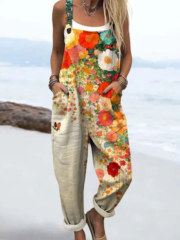 Anna™ | Artistic Cotton Jumpsuit