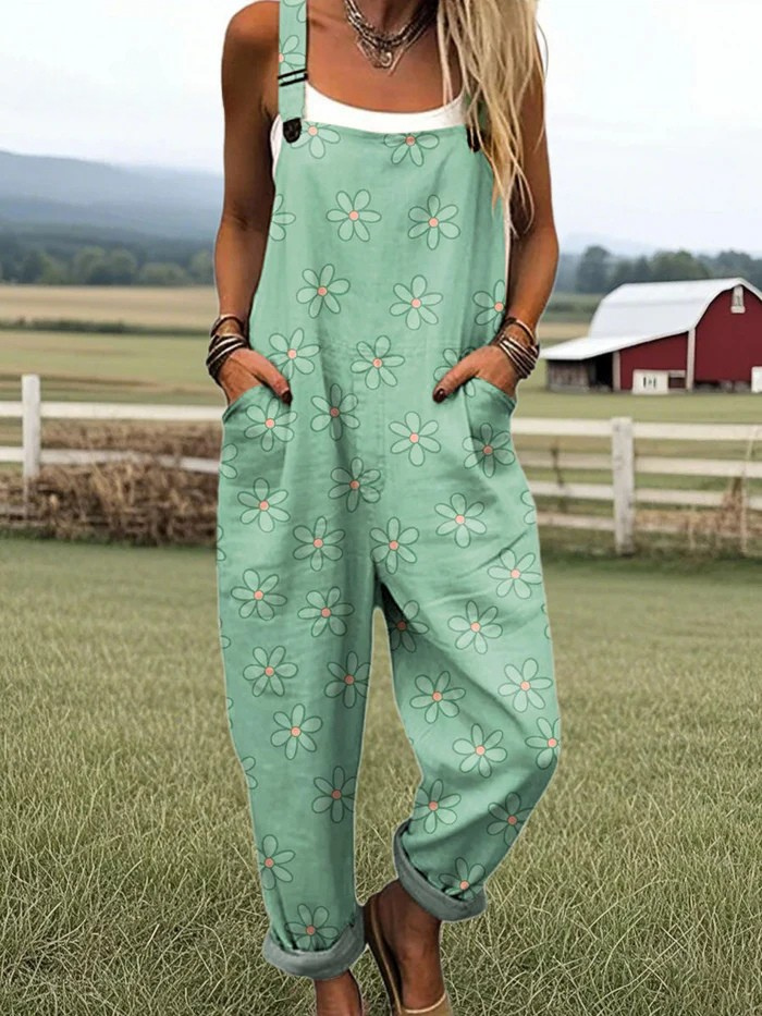 Dorota™ | Artistic Cotton Jumpsuit