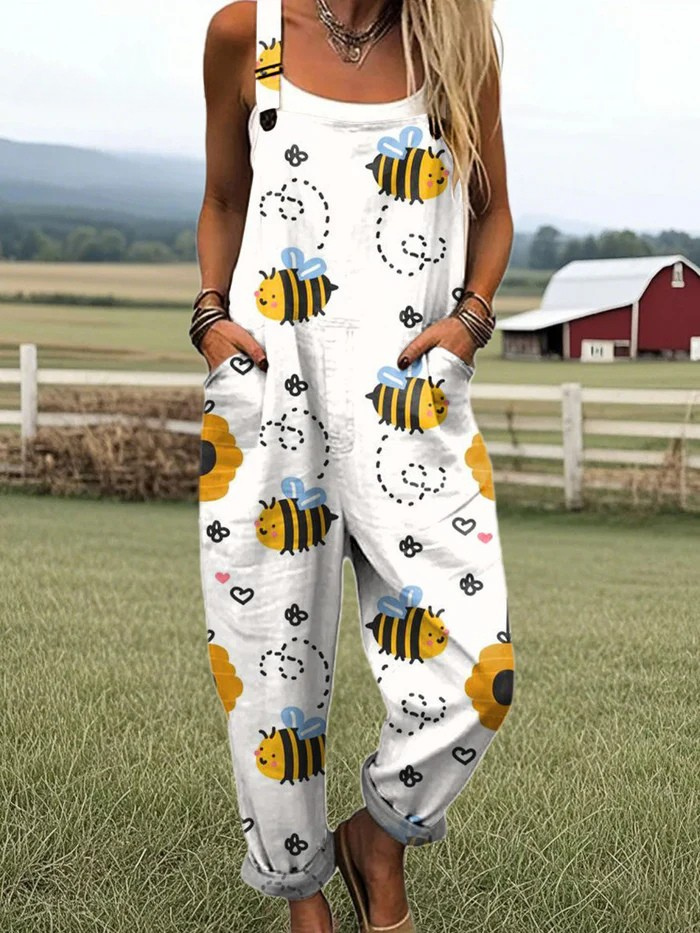 Karolina™ | Artistic Cotton Jumpsuit