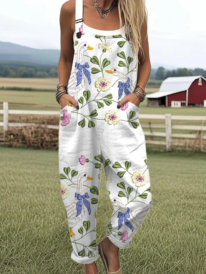 Magda™ | Artistic Cotton Jumpsuit