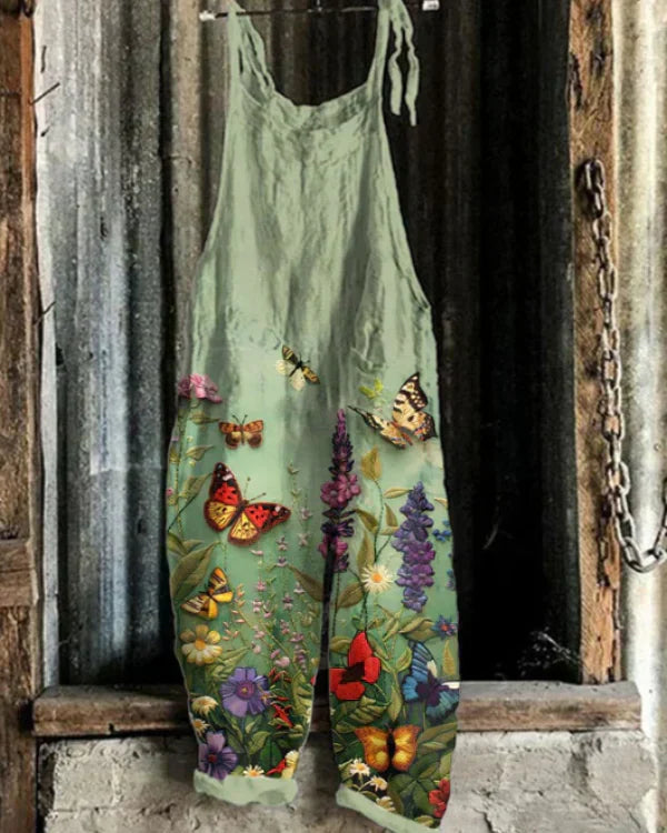 Marini™ | Women's Jumpsuit with Floral and Butterfly Embroidery