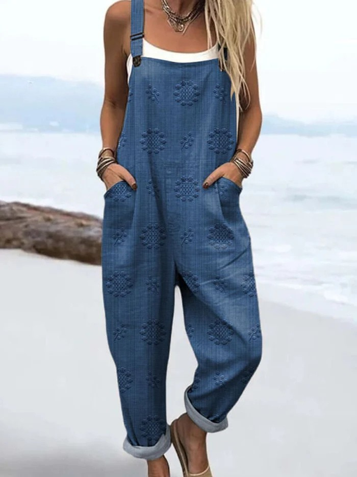 Petra™ – Artistic Cotton Jumpsuit