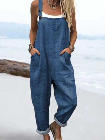 Petra™ – Artistic Cotton Jumpsuit