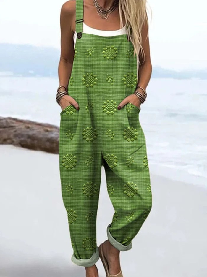 Petra™ – Artistic Cotton Jumpsuit