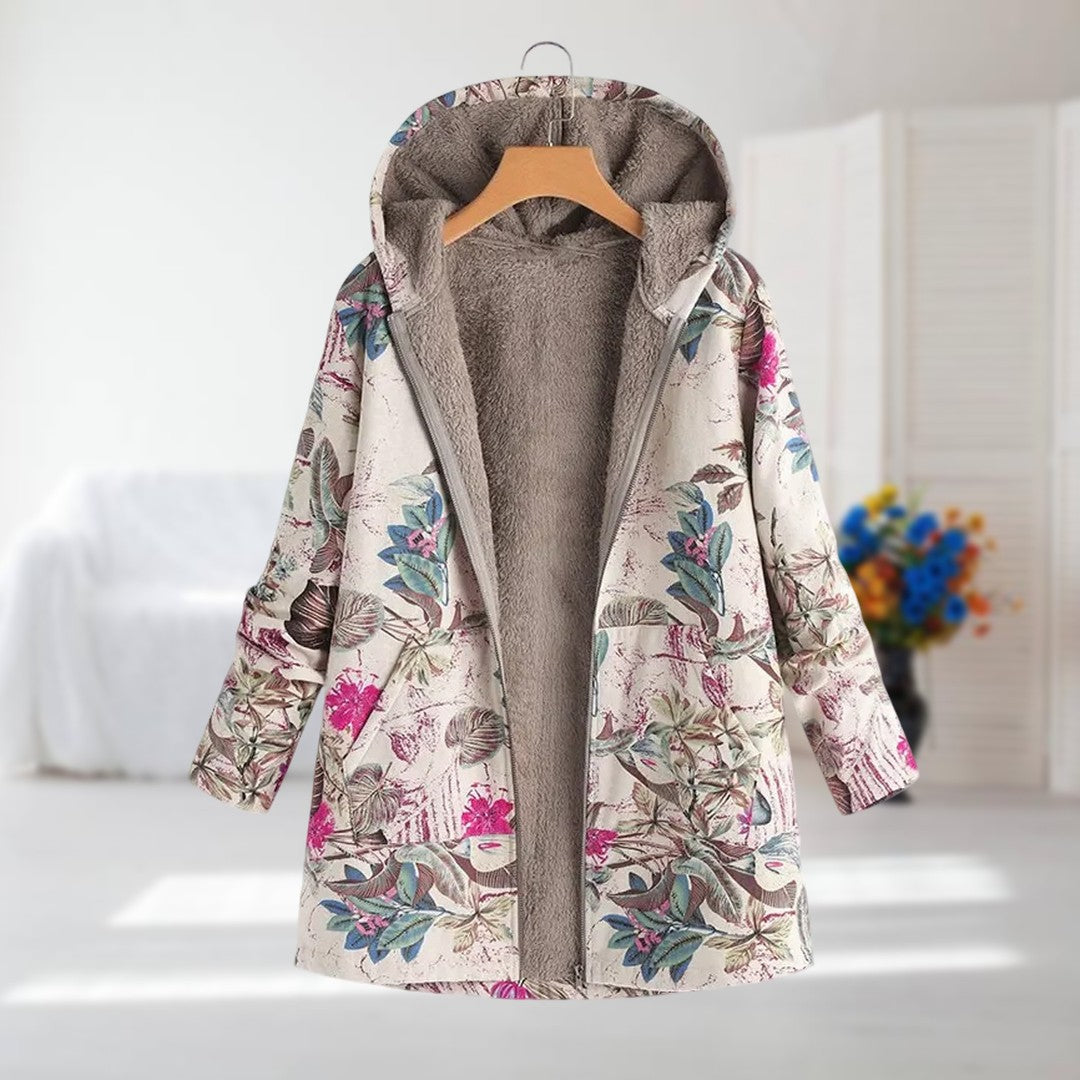 Flora | Warm Softly Lined Hoodie