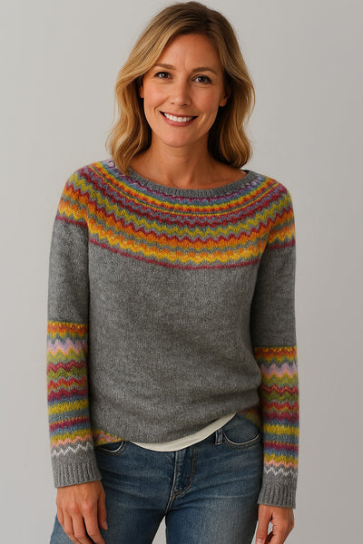 Lucie | Retro Winter Sweater