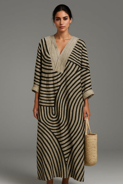 Abigail™ | Elegant Geometric Dress