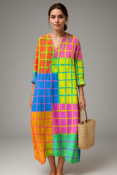 Charlene™ | Elegant Geometric Dress