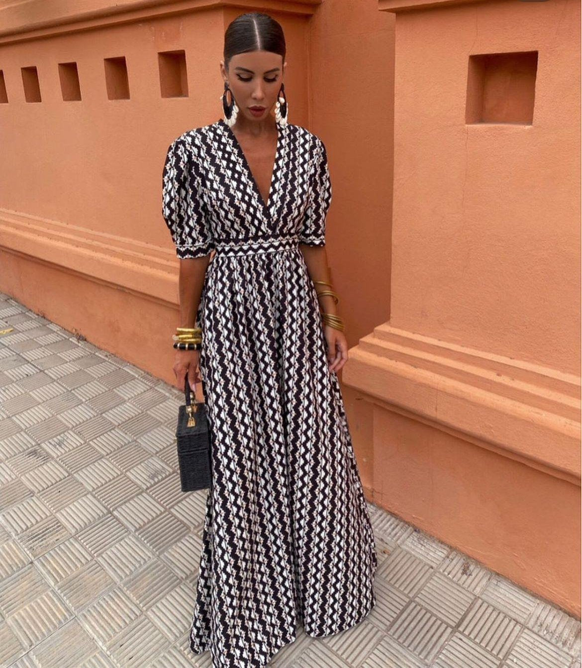 Enrika™ | Summer Dress in Ethnic Pattern