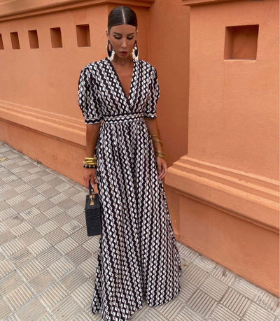 Enrika™ | Summer Dress in Ethnic Pattern