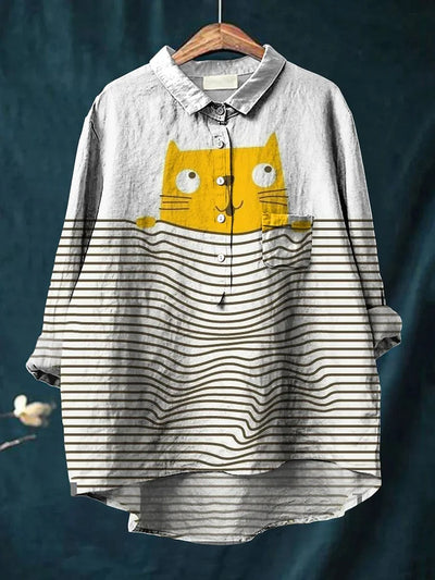 Urulu | Cat Art Blouse