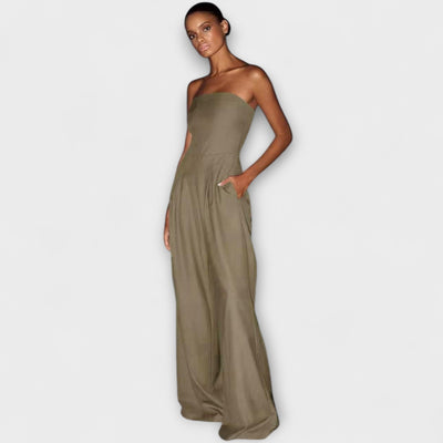 Amélie - Elegant Strapless Jumpsuit