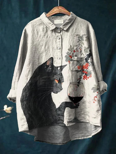 Urulu | Cat Art Blouse
