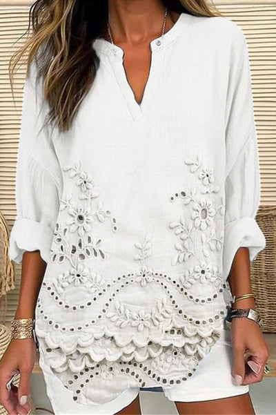 Coastal Bloom Blouse